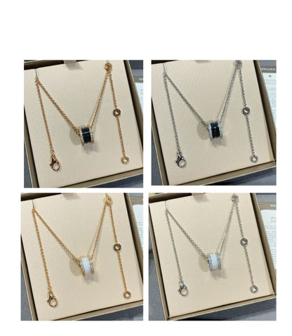 [Kismet Jewels ]ZERO 1 DIAMOND CERAMIC NECKLACE