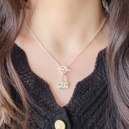 [Kismet Jewels ]CONSTANCE PEDANT SILVER NECKLACE