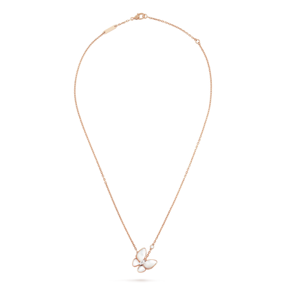 [Kismet Jewels ]BUTTERFLY MOP DIAMOND NECKLACE