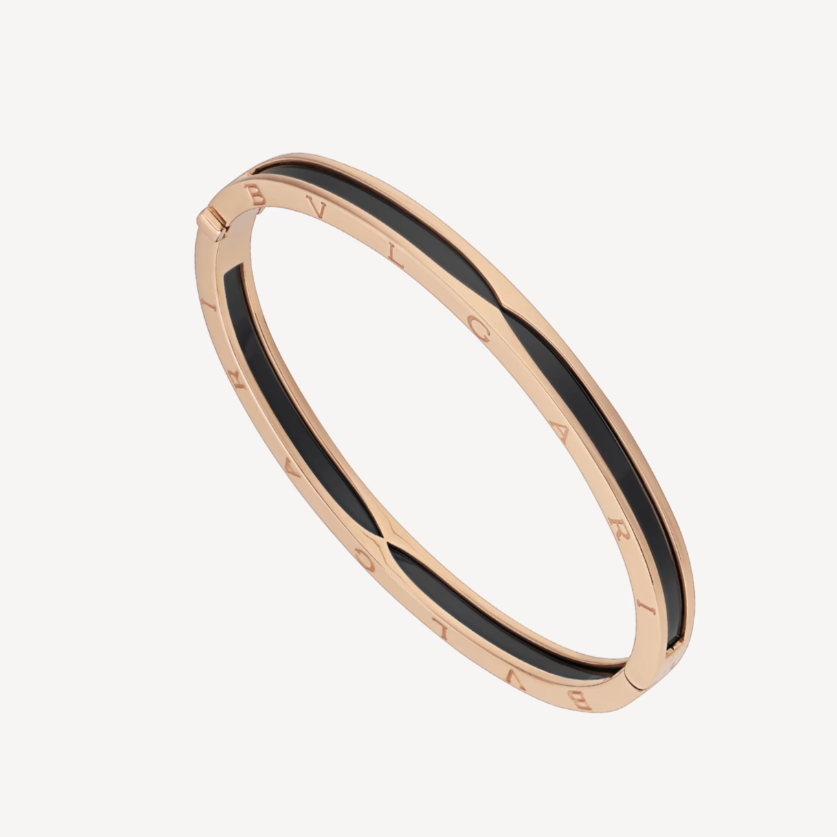 [Kismet Jewels ]ZERO 1 PINK GOLD WITH BLACK CERAMIC BRACELET