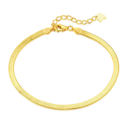 [Kismet Jewels ]Flat Snake Bone Chain Blade Necklace