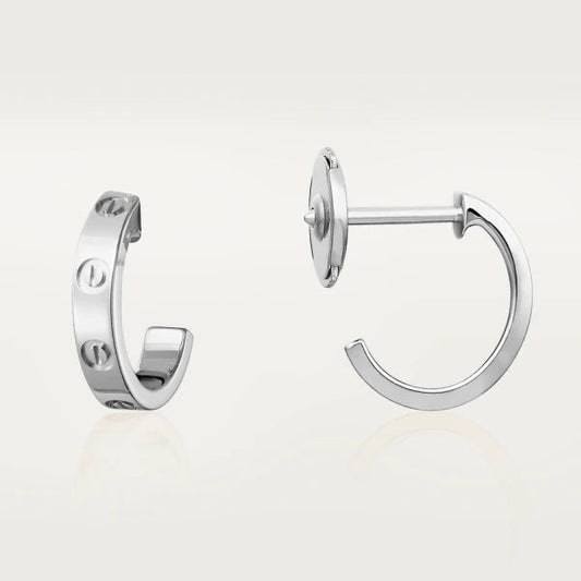 [Echo Fine ]LOVE EARRINGS 2.65MM SILVER