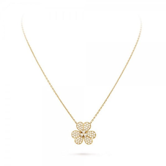 [Kismet Jewels ]FLOWER DIAMOND NECKLACE