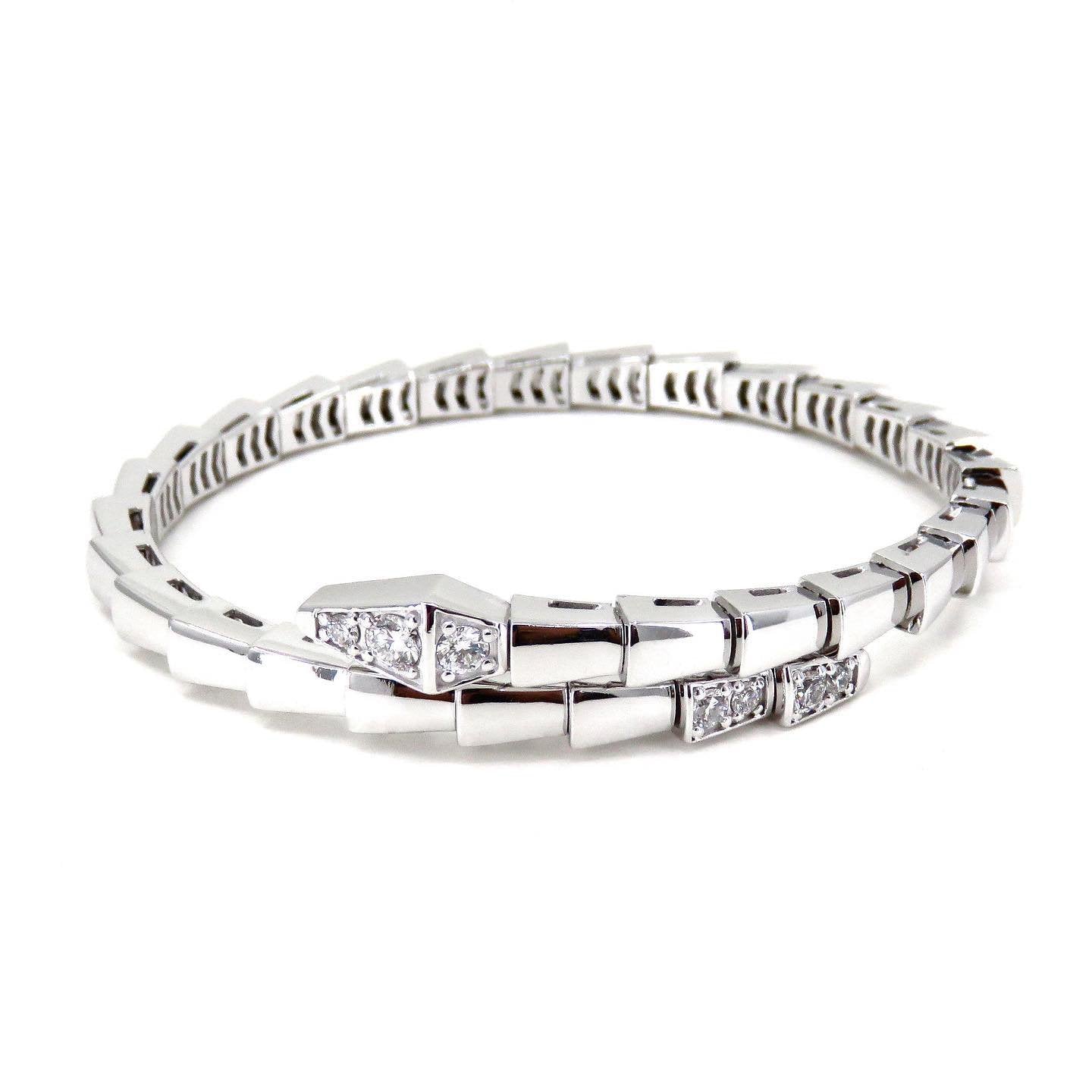[Kismet Jewels ]SERPENTI BRACELET DIAMONDS SILVER