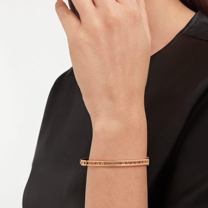 [Kismet Jewels ]ZERO 1 SPIRAL LOGO PINK GOLD BRACELET