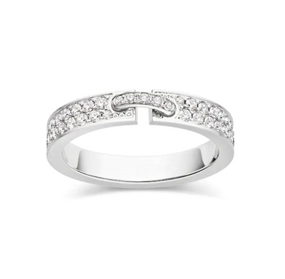 [Kismet Jewels ]ALLIANCE LIENS VIDENCE PAVED DIAMOND 4MM RING