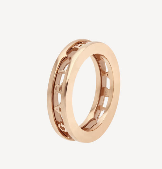 [Echo ]ZERO 1 ONE-BAND WITH OPENWORK LOGO SPIRAL RING