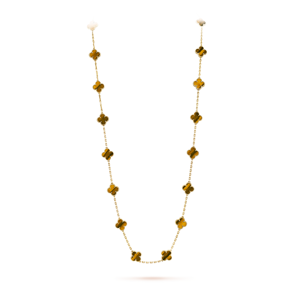 [Kismet Jewels ]CLOVER 20 MOTIFS TIGER EYE ROSE GOLD
