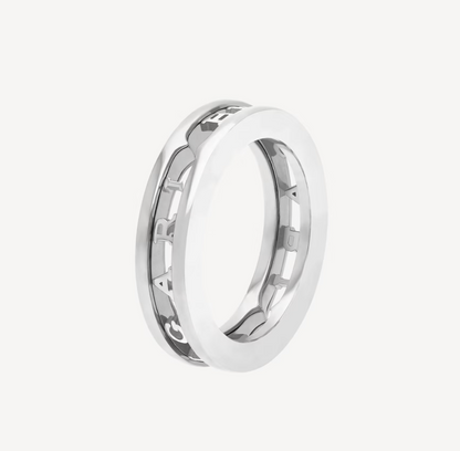 [Kismet Jewels ]ZERO 1 ONE-BAND WITH OPENWORK LOGO SPIRAL RING