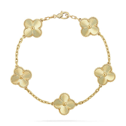 [Kismet Jewels ]CLOVER 5 FLOWERS LASER BRACELET