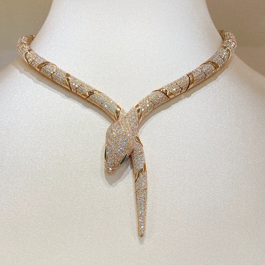 [Kismet Jewels ]HAUTE COUTURE GOLD SERPENTI NECKLACE