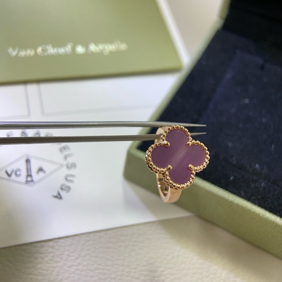 [Kismet Jewels ]CLOVER  PURPLE VIOLET RING