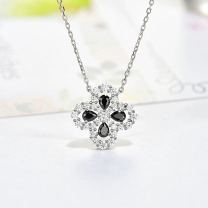 [Kismet Jewels ]LOOP NECKLACE FULL MOTIF DIAMOND 16MM MULTIPLE COLORS