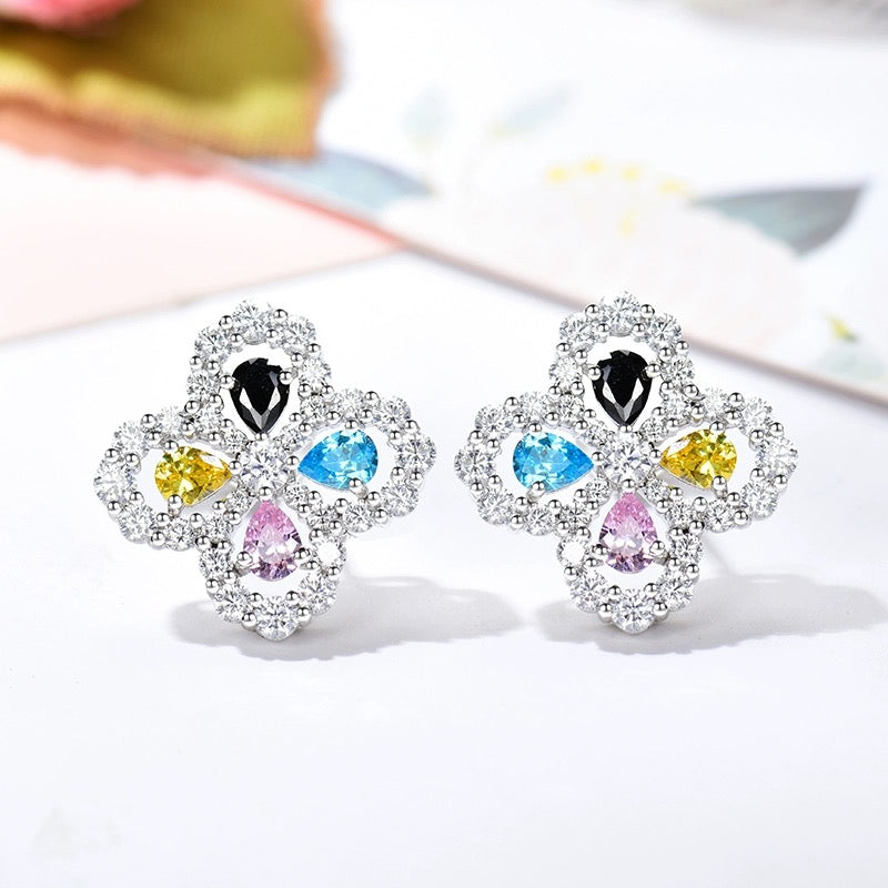 [Kismet Jewels ]LOOP EARRINGS FULL MOTIF DIAMOND 16MM