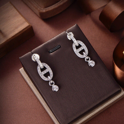 [Kismet Jewels ]HM CHAINE DIAMOND EARRINGS