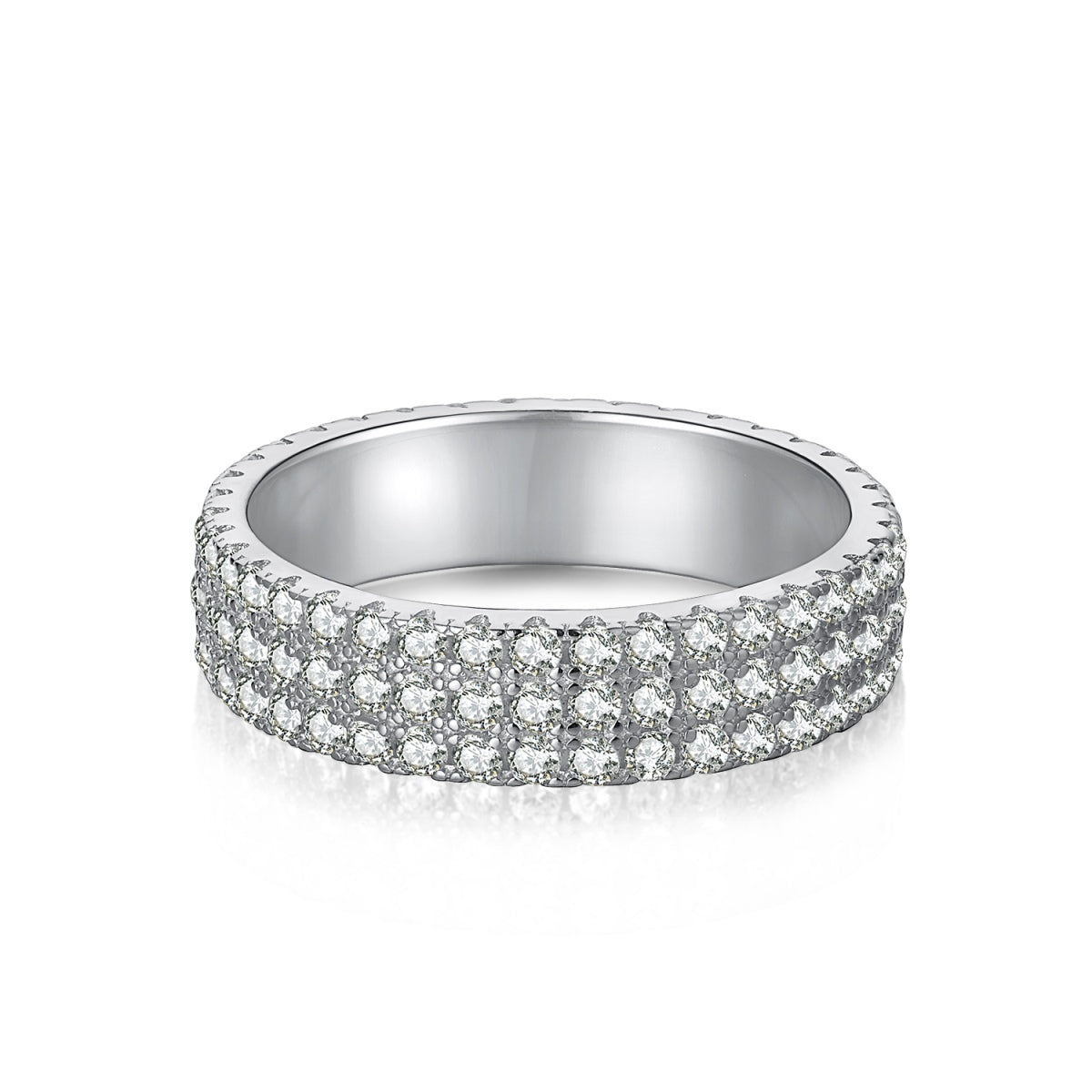 [Kismet Jewels ]Dainty Round Cut Tennis Ring