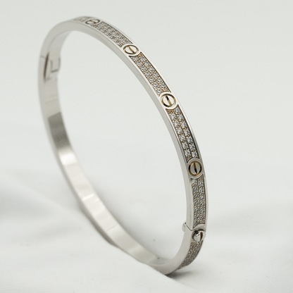 [Kismet Jewels ]LOVE BRACELET 3.65MM DIAMOND-PAVED