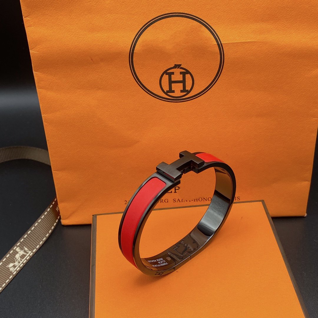[Kismet Jewels ]CLIC HM SO BLACK RED BRACELET