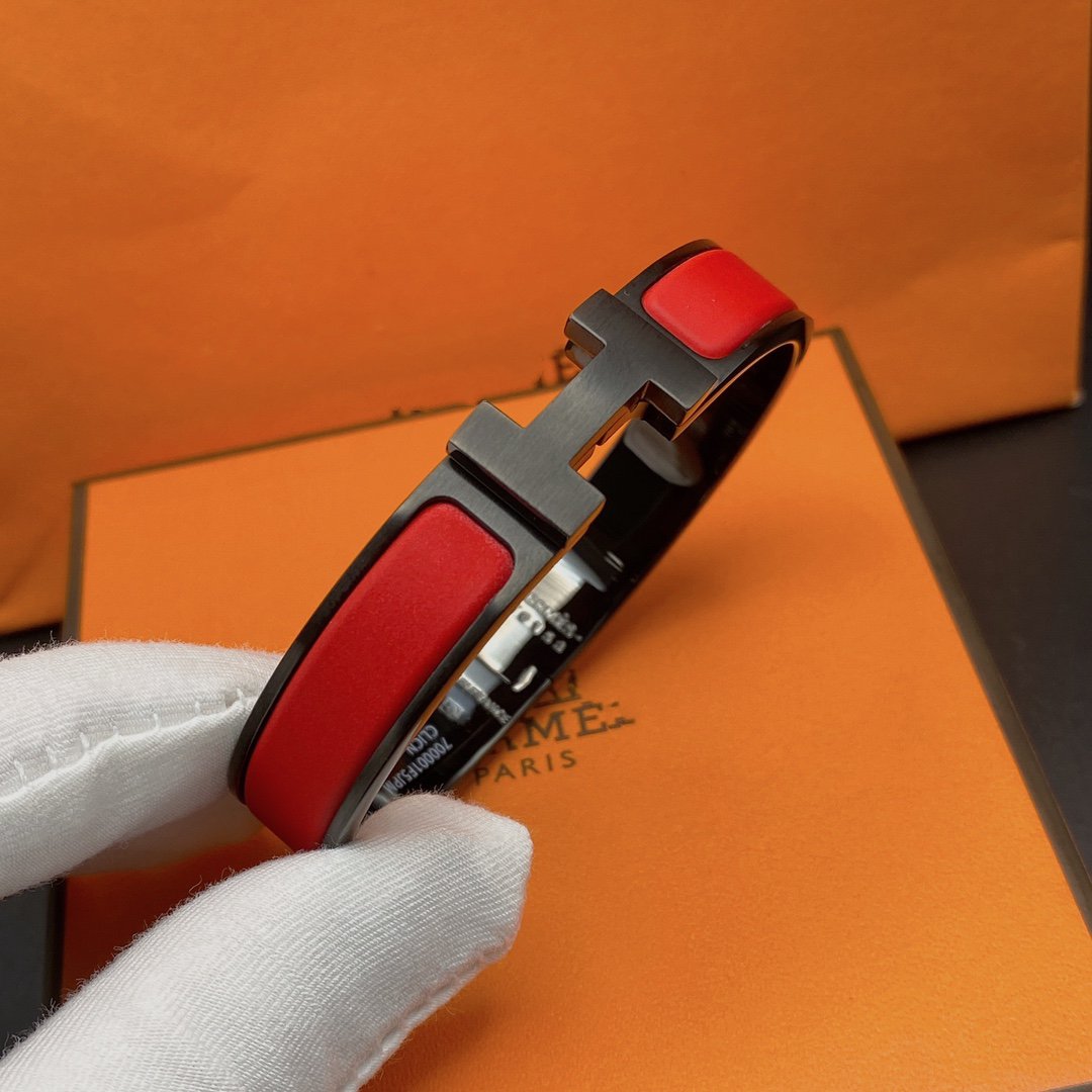 [Kismet Jewels ]CLIC HM SO BLACK RED BRACELET