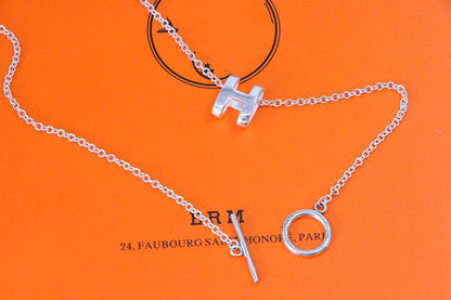 [Kismet Jewels ]HM NECKLACE H LETTER OVAL SERIES