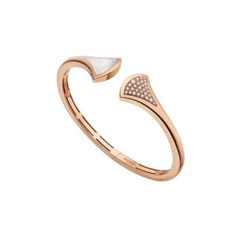 [Echo ]DREAM BRACELET OPEN PINK GOLD MOP DIAMOND