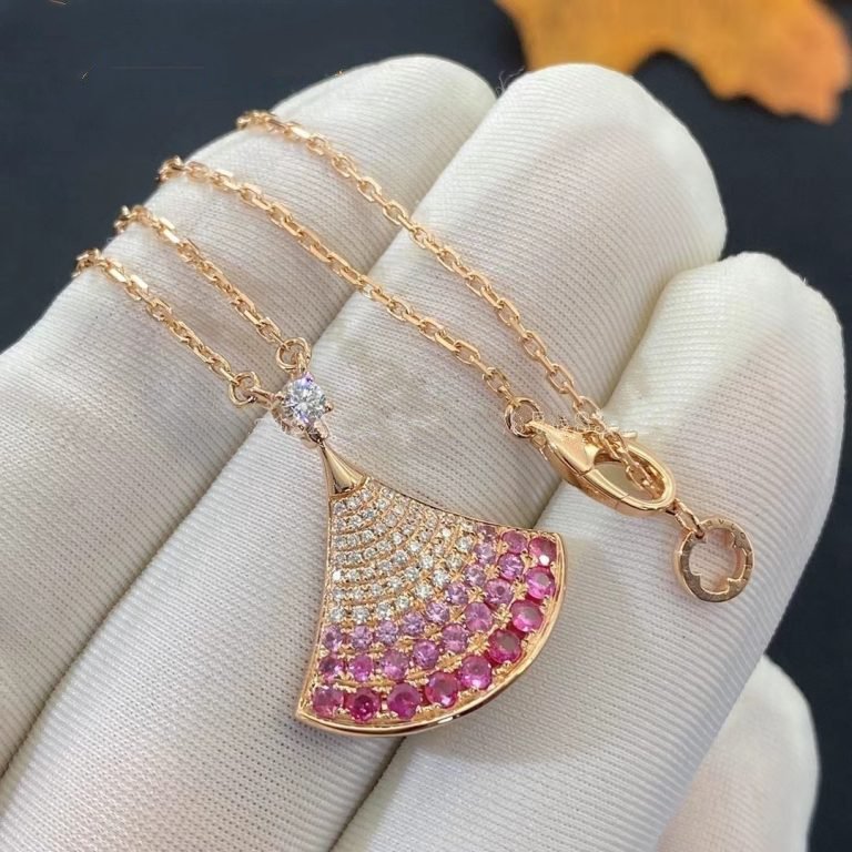 [Kismet Jewels ]DREAM NECKLACE PINK GOLD PINK DIAMOND