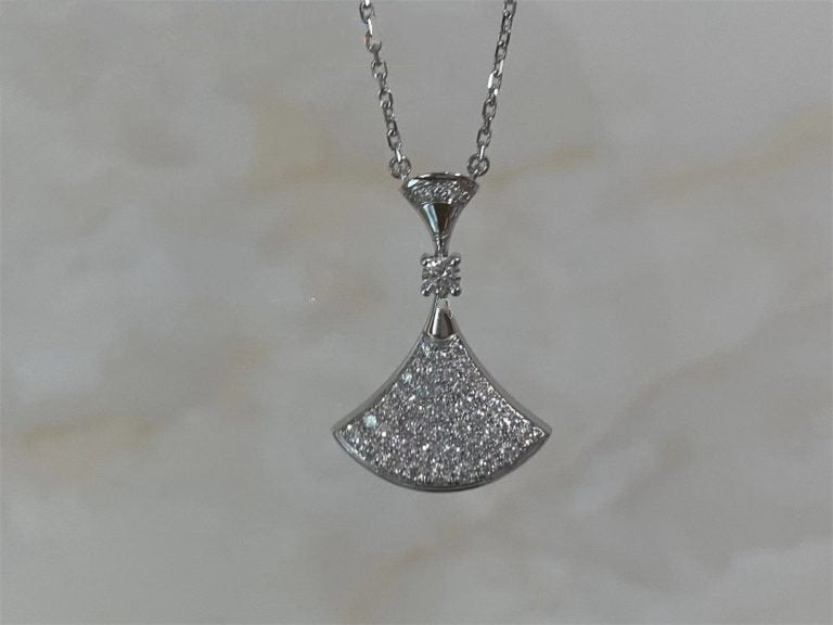 [Kismet Jewels ]DREAM NECKLACE SILVER FULL DIAMOND
