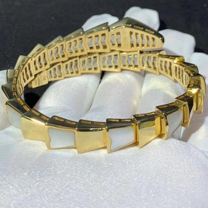 [Kismet Jewels ]SERPENTI BRACELET MOP GOLD