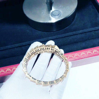 [Kismet Jewels ]SERPENTI BRACELET 8MM PINK GOLD DIAMOND