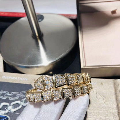 [Kismet Jewels ]SERPENTI BRACELET 8MM GOLD DIAMOND