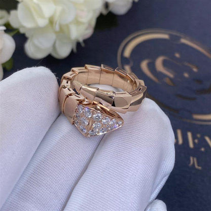 [Kismet Jewels ]SERPENTI RING PINK GOLD DIAMOND