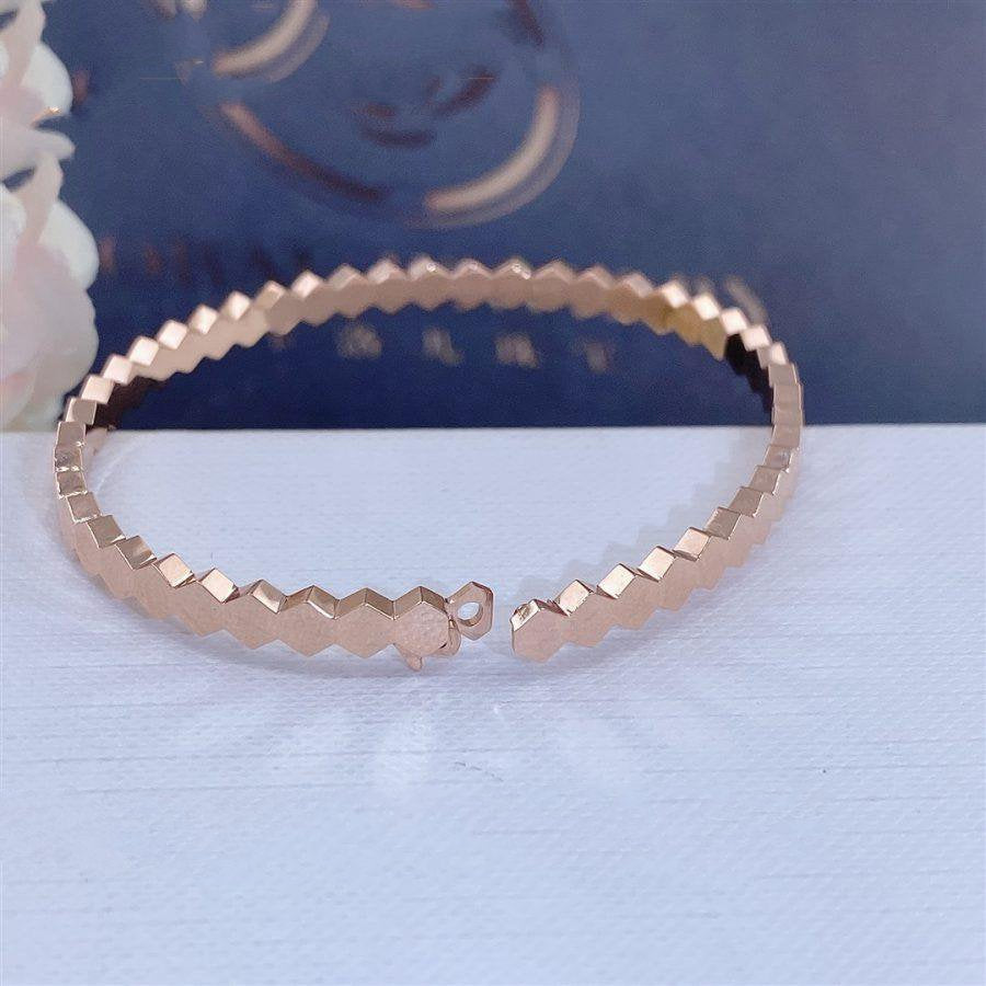 [Echo ]BEE LOVE PINK GOLD BRACELET