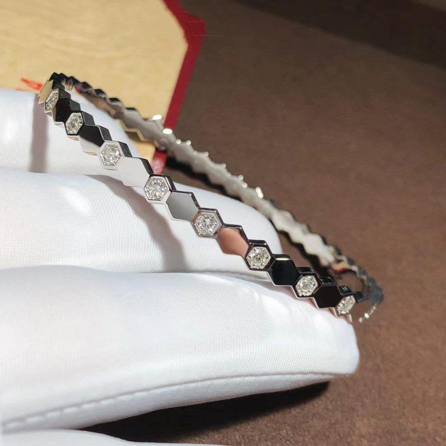 [Kismet Jewels ]BEE LOVE SILVER DIAMOND BRACELET