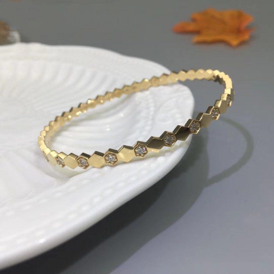 [Echo ]BEE LOVE GOLD DIAMOND BRACELET