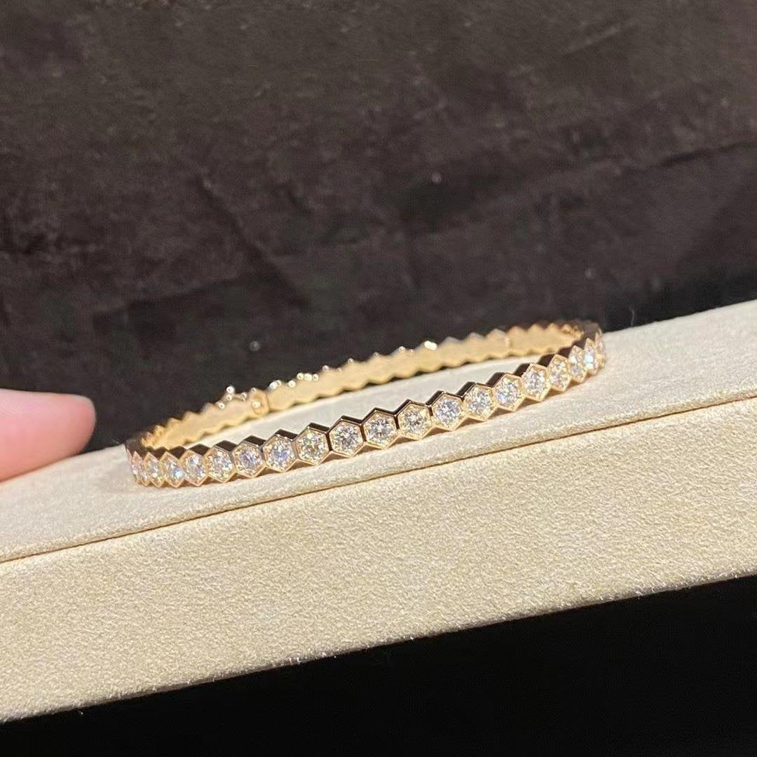 [Echo ]BEE LOVE GOLD BRACELET FULL DIAMOND