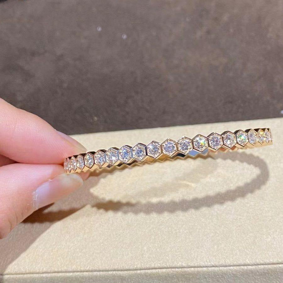 [Echo ]BEE LOVE GOLD BRACELET FULL DIAMOND