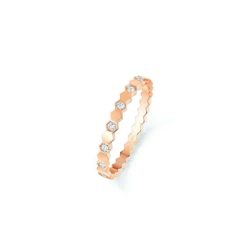 [Kismet Jewels ]BEE LOVE RING PINK GOLD DIAMOND