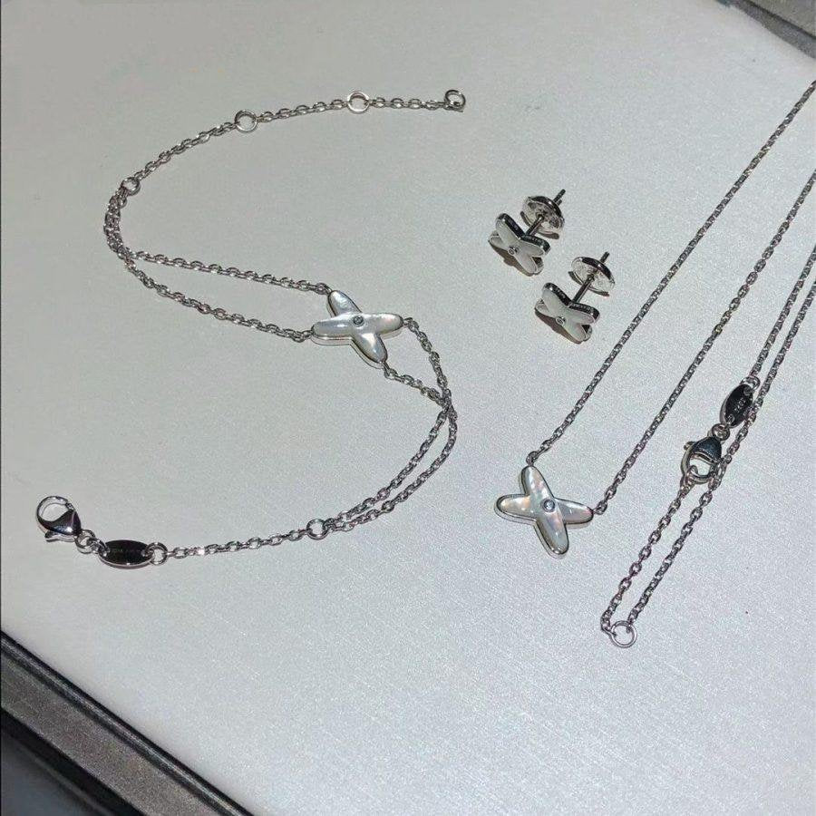 [Kismet Jewels ]JEUX BRACELET WHITE MOP SILVER 1 DIAMOND