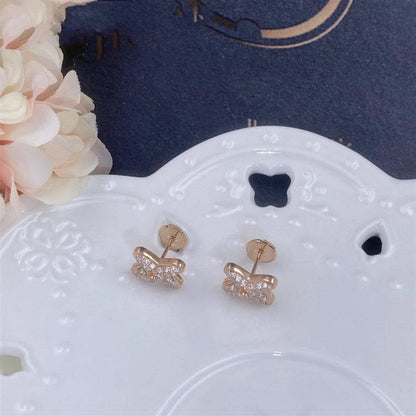 [Kismet Jewels ]JEUX DE PINK GOLD DIAMOND EARRINGS