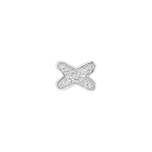 [Echo ]JEUX DE SILVER DIAMOND EARRINGS