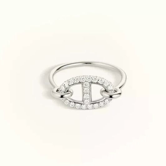[Echo Fine ]RONDE SMALL SILVER DIAMOND RING