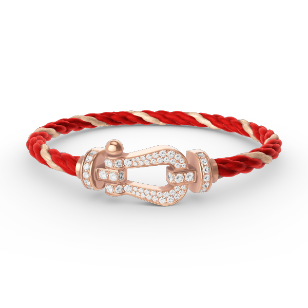 [Kismet Jewels ]FORCE LARGE HORSESHOE FULL DIAMOND BRACELET ROSE GOLD