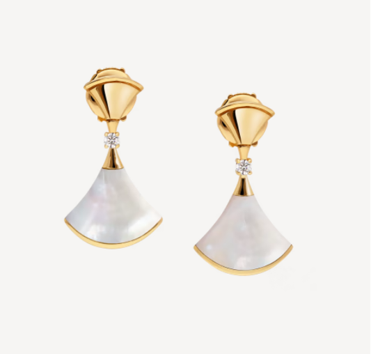 [Echo ]DREAM MOP 1 DIAMOND EARRINGS