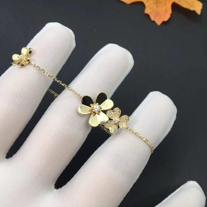 [Kismet Jewels ]FRIVOLE GOLD 5 FLOWERS BRACELET