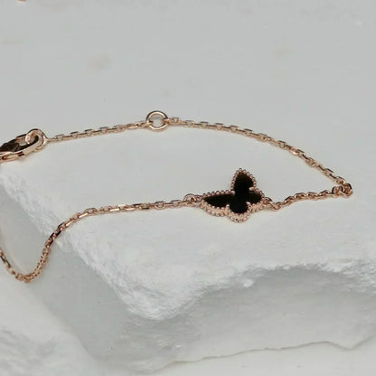 [Kismet Jewels ]BUTTERFLY ONYX  BUTTERFLY BRACELET